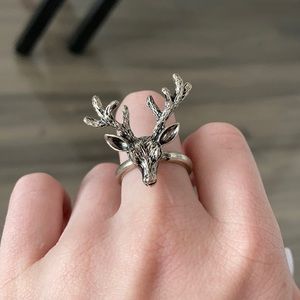 Deer antler ring
